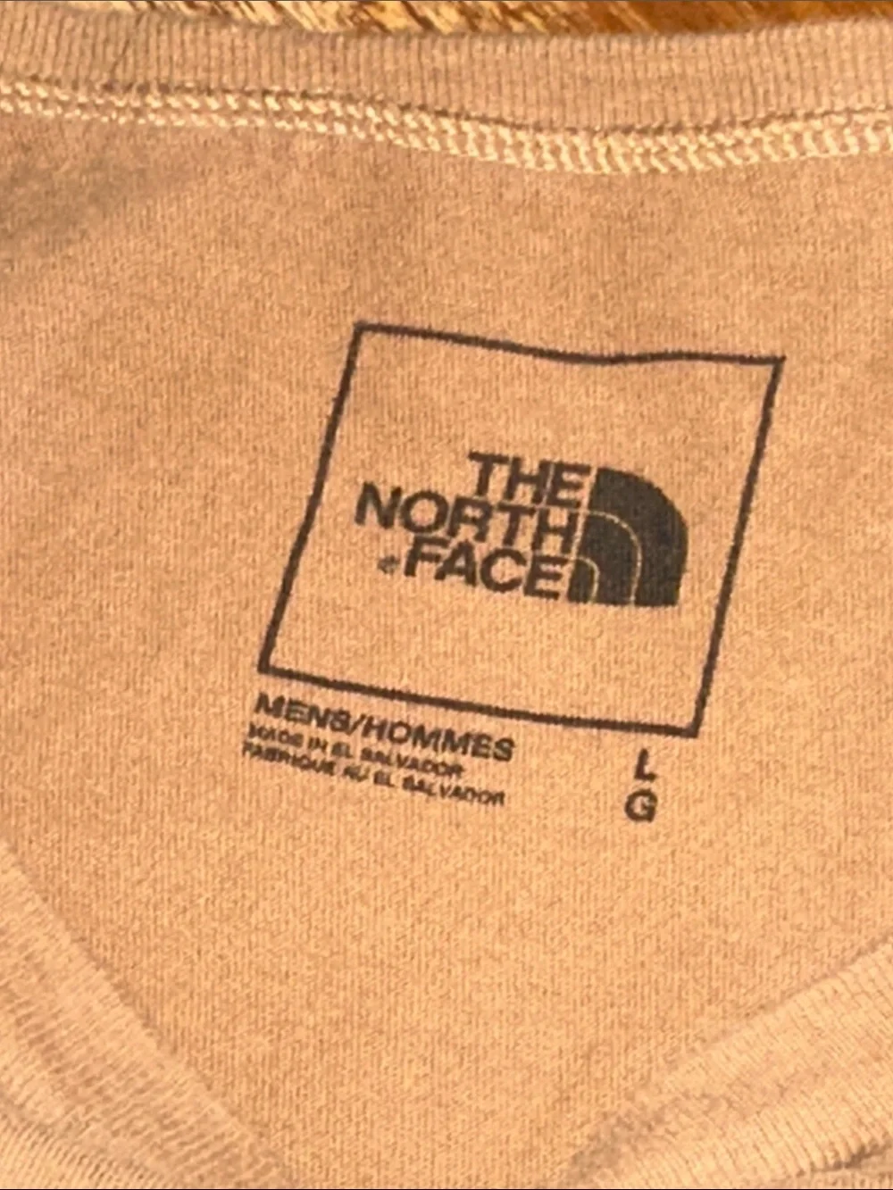 The North Face tan long